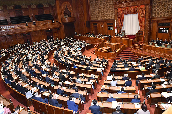 6月4日　参議院本会議にて賛成多数で可決・成立
