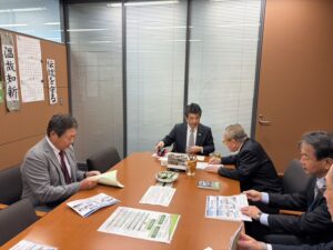 立憲民主党 重徳税制調査会長へ要請